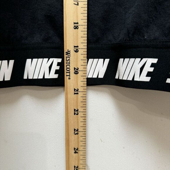 Rare NIKE AV15 CREW Sweatshirt Womens Large Black Pullover Logo 853945010 *read* - Picture 9 of 13